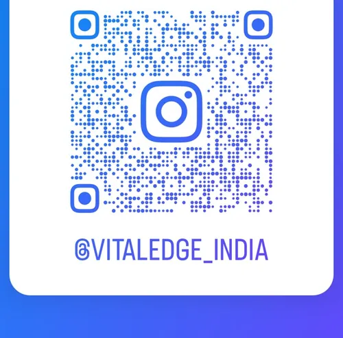 Instagram QR code for @vitaledge_india